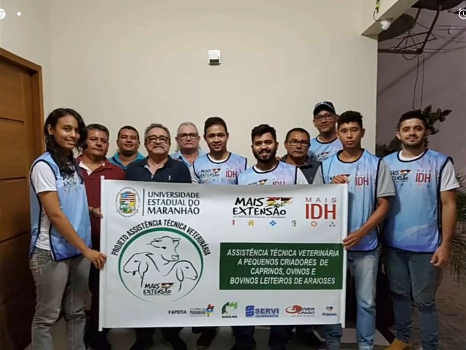Docente e discentes do PPGCA finalizam trabalho do Programa Institucional Mais Extensão Universitário, projeto intitulado “Assistência Técnica Veterinária a pequenos criadores de caprinos, ovinos e bovinos leiteiros no município de Araioses”