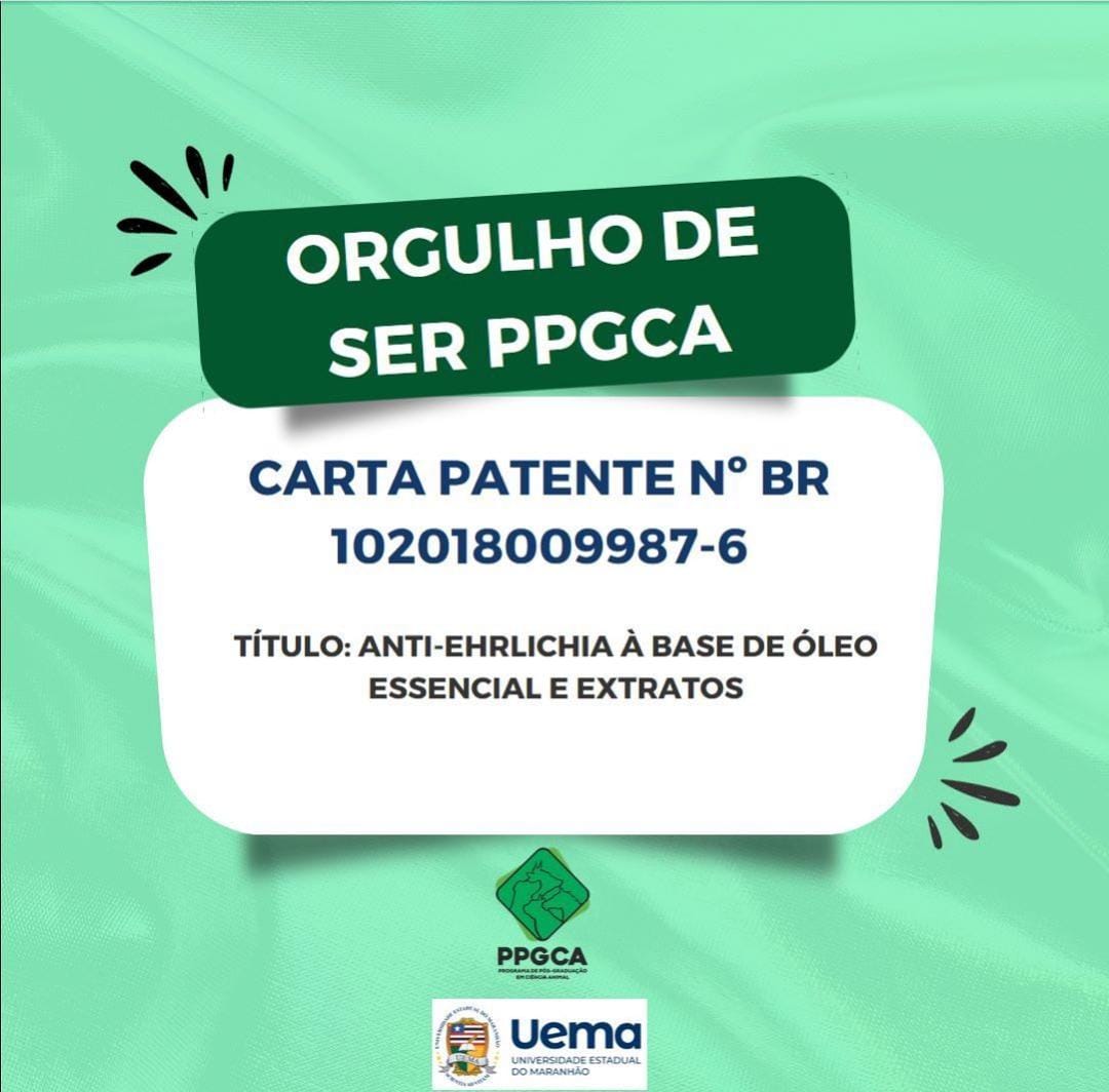 Primeira Patente do PPGCA