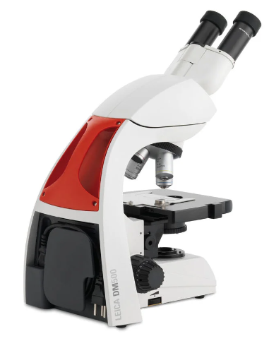 Microscópio óptico binocular com câmera